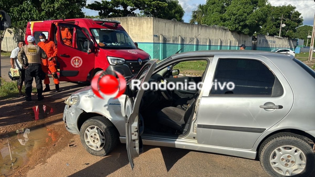 URGENTE: Motociclista fica gravemente ferido após avançar preferencial