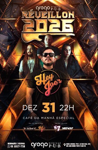 RÉVEILLON: Confira a agenda desta semana no Grego Original