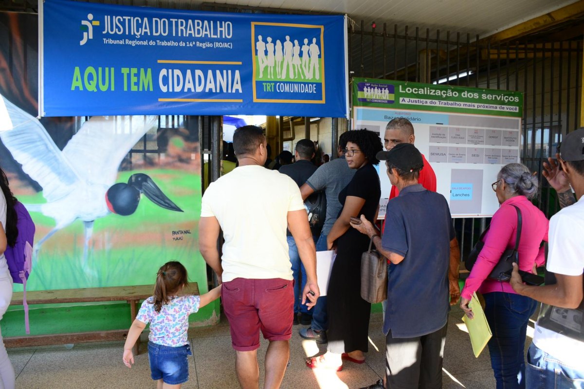 TRT-14: Comunidade reúne serviços gratuitos e oportunidades para jovens em Pvh
