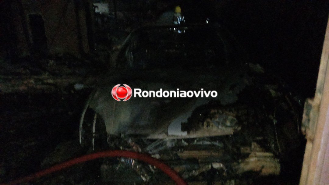 VÍDEOS: Residência e automóvel são destruídos por incêndio na zona Sul