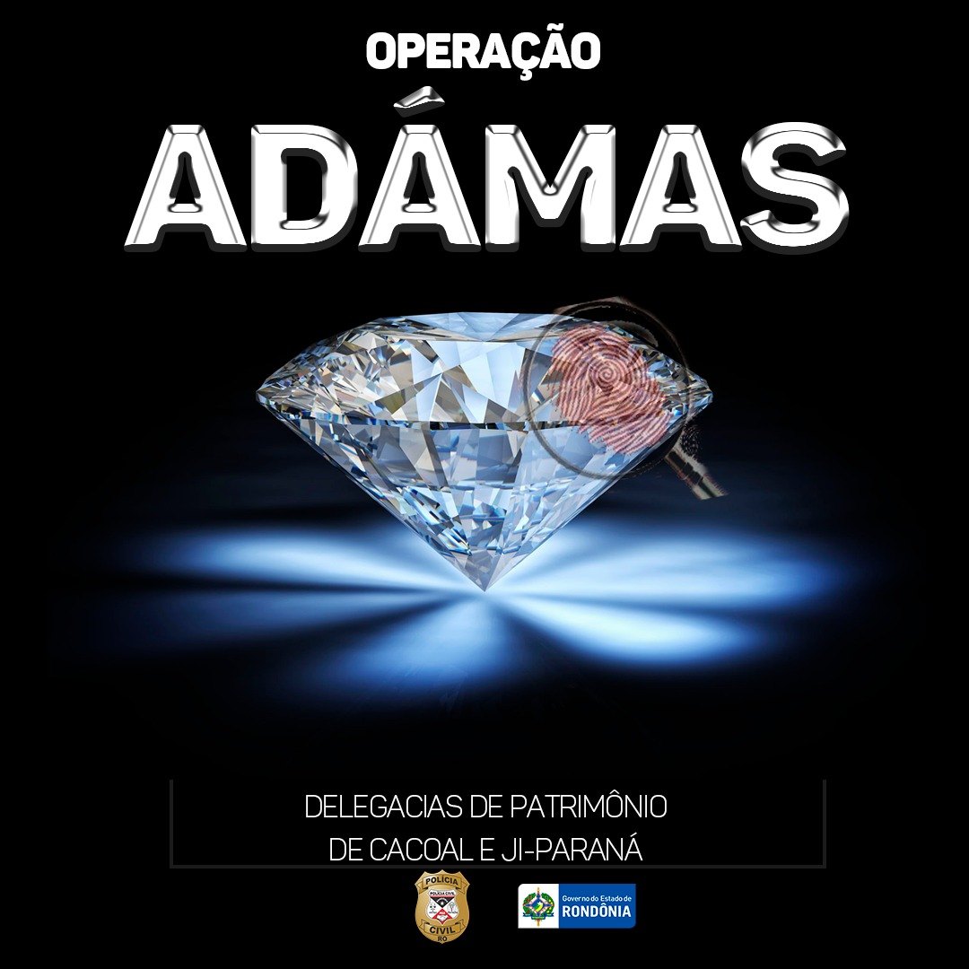 OPERAÇÃO ADAMAS: PC prende bando que roubou diamante e atirou em Bombeiro