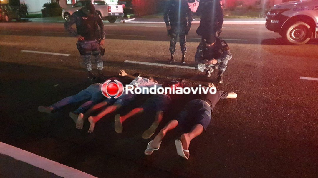 TIROS: Sargento da PM reage roubo e quatro são detidos em condomínio