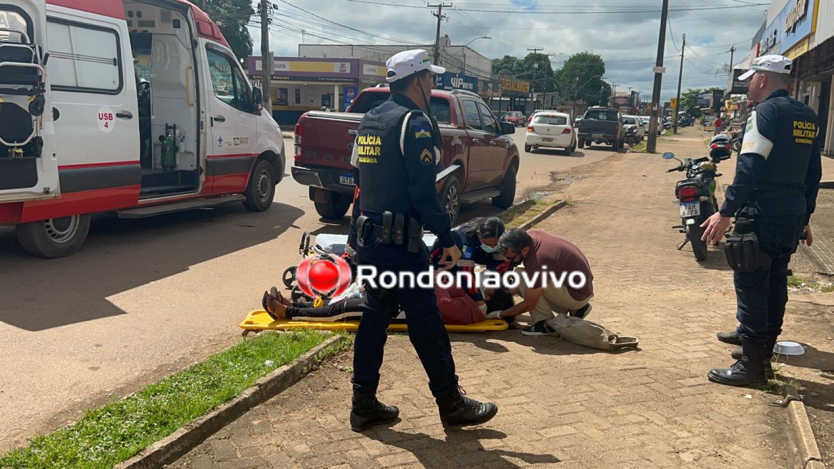VÍDEO: Motorista foge após deixar passageira de moto App ferida