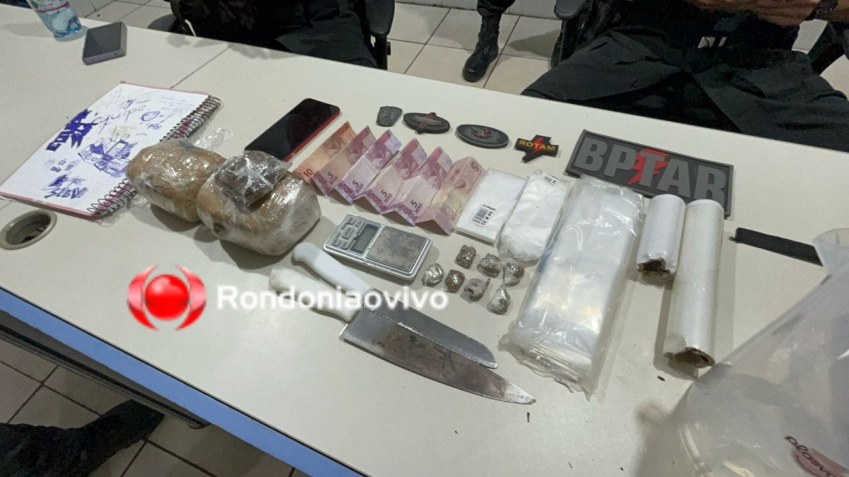 AÇÃO RÁPIDA: BPTAR prende traficantes e fecha mais uma boca de fumo na capital 