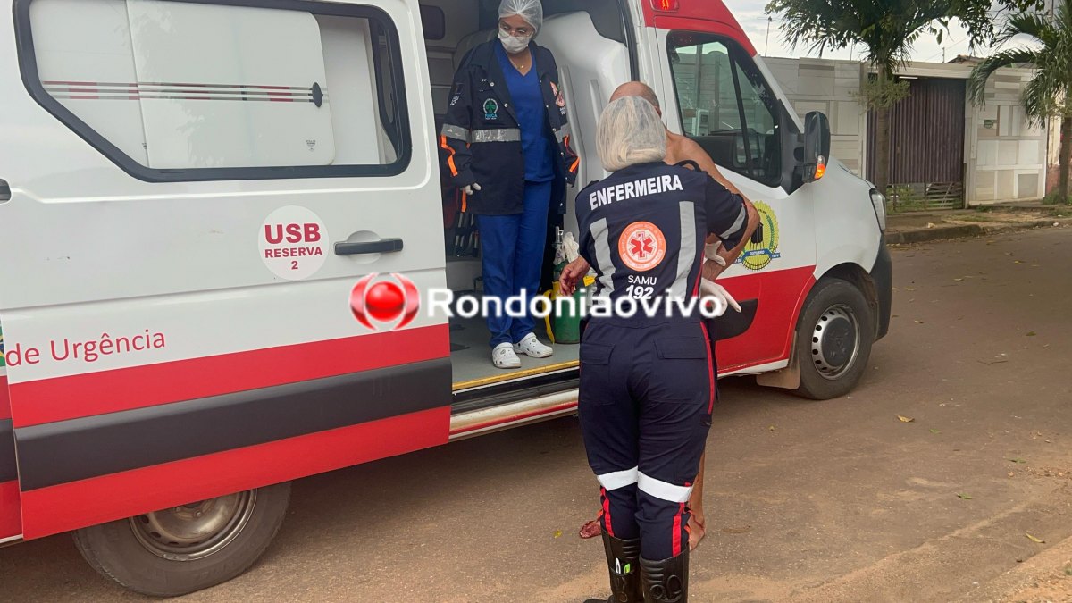 TENTATIVA DE HOMICÍDIO: Idoso é atacado gravemente por mulher em Porto Velho