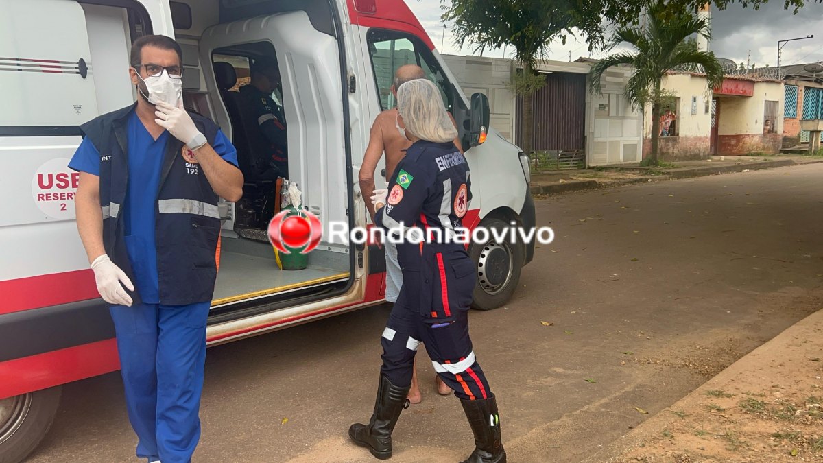 TENTATIVA DE HOMICÍDIO: Idoso é atacado gravemente por mulher em Porto Velho