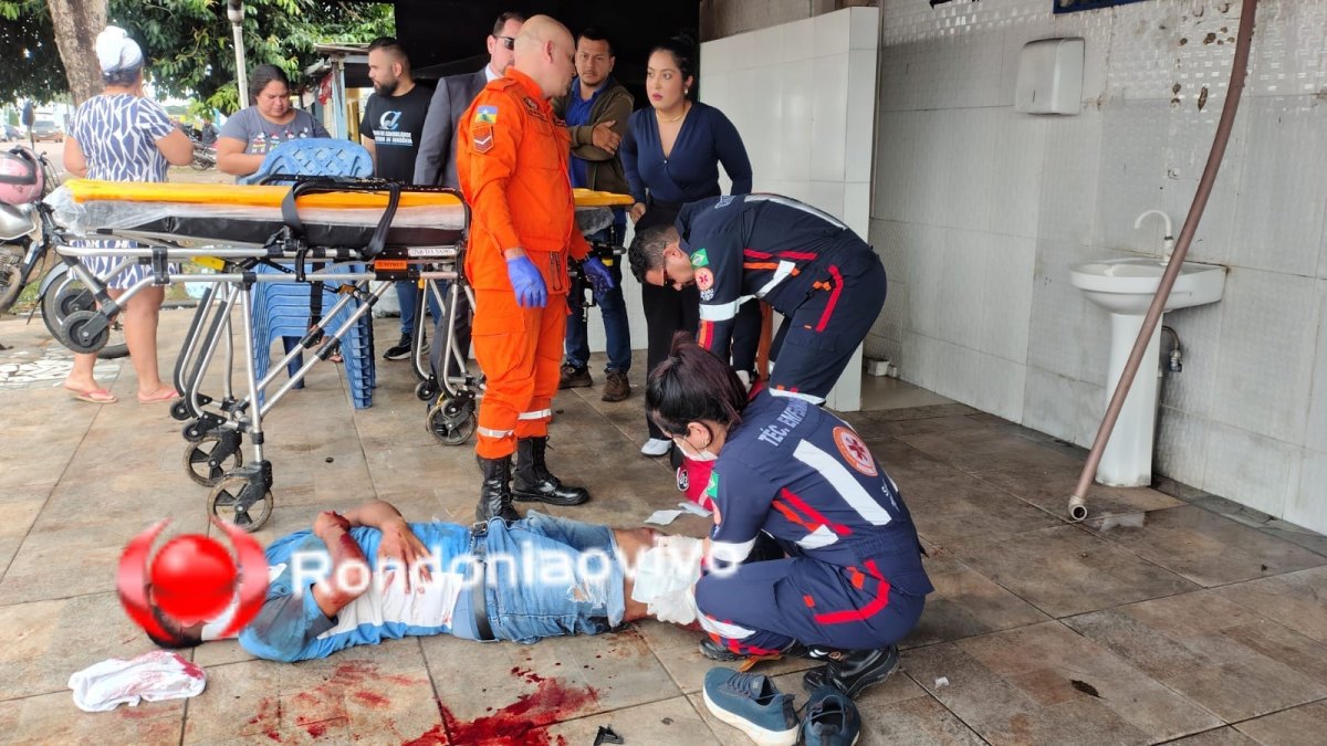NO CENTRO: Motorista avança preferencial e causa acidente com motociclista 