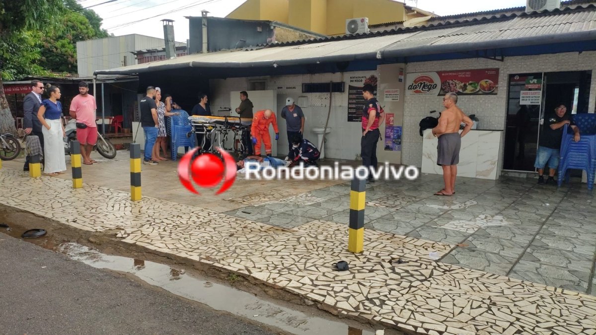 NO CENTRO: Motorista avança preferencial e causa acidente com motociclista 