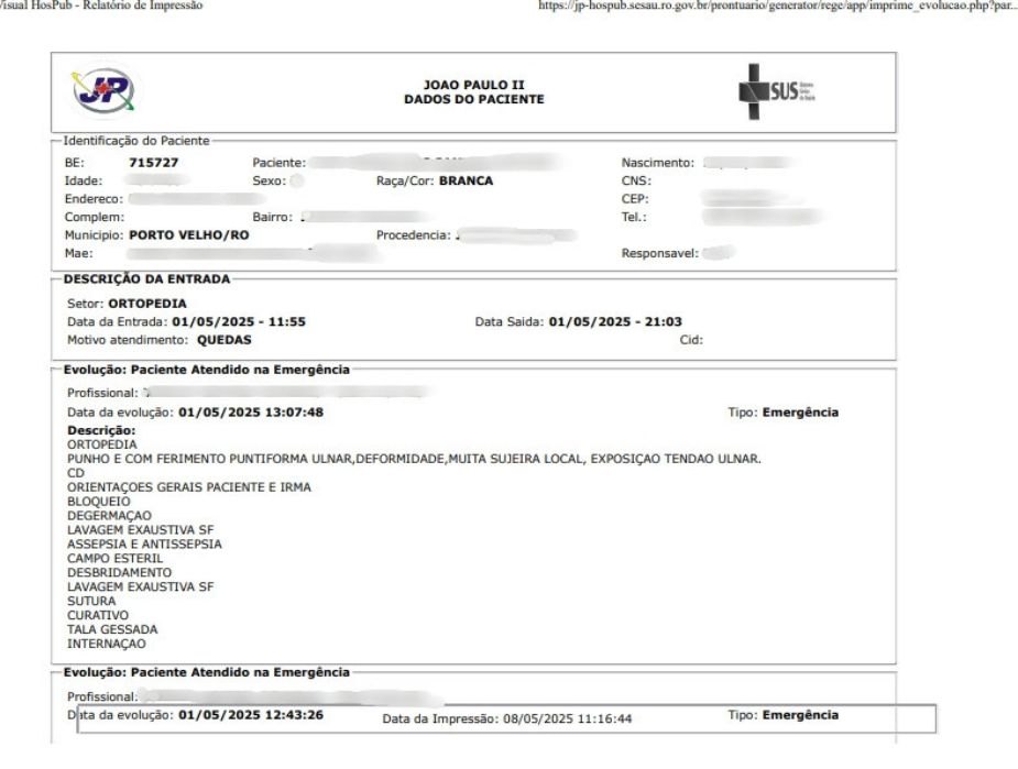 COM A TERCEIRIZAÇÃO: Pacientes da capital são levados nas madrugadas para Guajará-Mirim