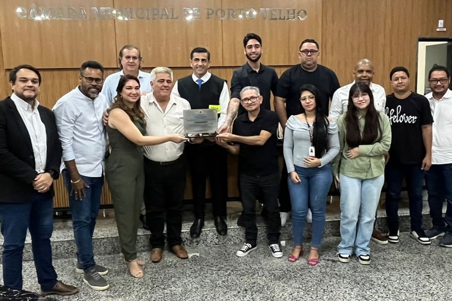 MOÇÃO DE APLAUSOS: Rondoniaovivo recebe homenagem da Câmara de Vereadores de Porto Velho 