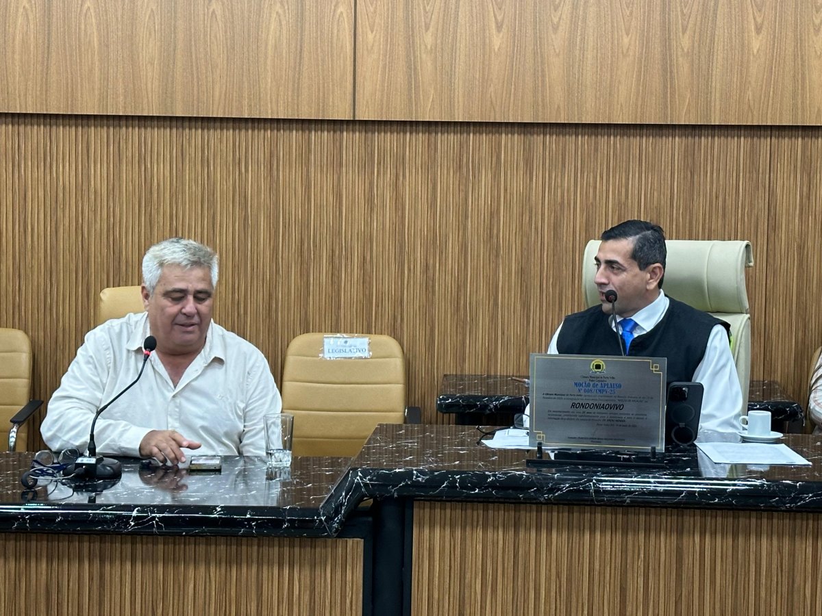 MOÇÃO DE APLAUSOS: Rondoniaovivo recebe homenagem da Câmara de Vereadores de Porto Velho 