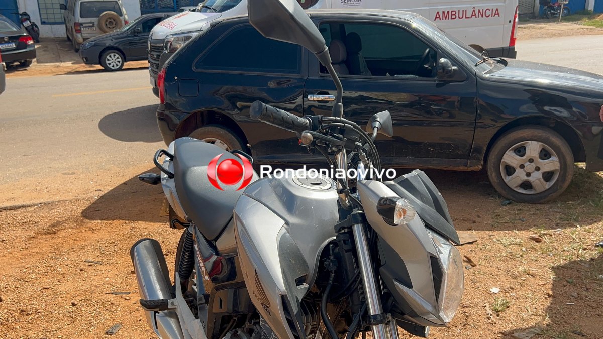 VÍDEO: Motociclista fica com fratura exposta em grave acidente