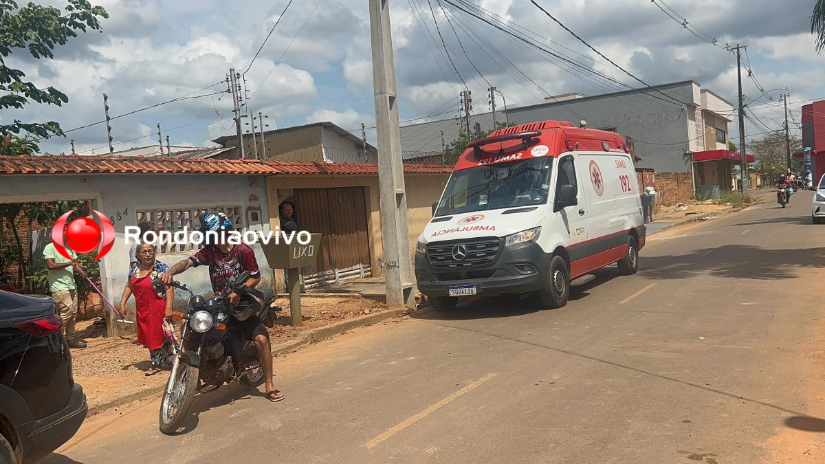 VÍDEO: Trabalhador fica inconsciente após cair do telhado de residência