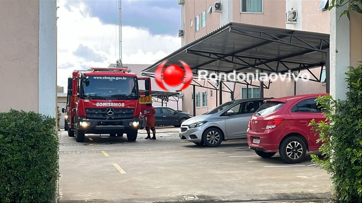 URGENTE: Apartamento em condomínio pega fogo e Bombeiros são acionados às pressas 