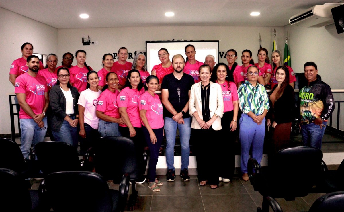 COMBATE AO CÂNCER: Comboni Rosa reforça ações da saúde da mulher em Ministro Andreazza