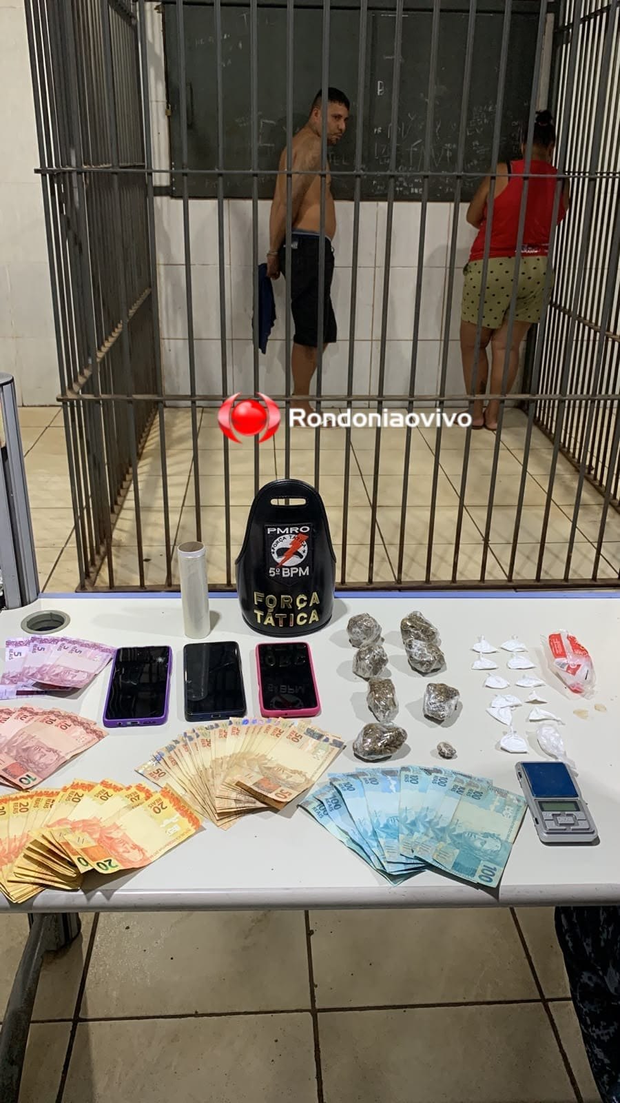 NO SOCIALISTA: Força Tática do 5° Batalhão fecha boca de fumo e prende casal