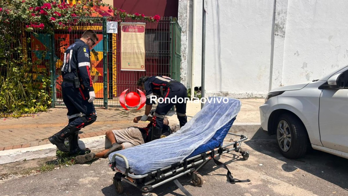 VÍDEO: Homem é encontrado ferido em frente Hospital da Guarnição