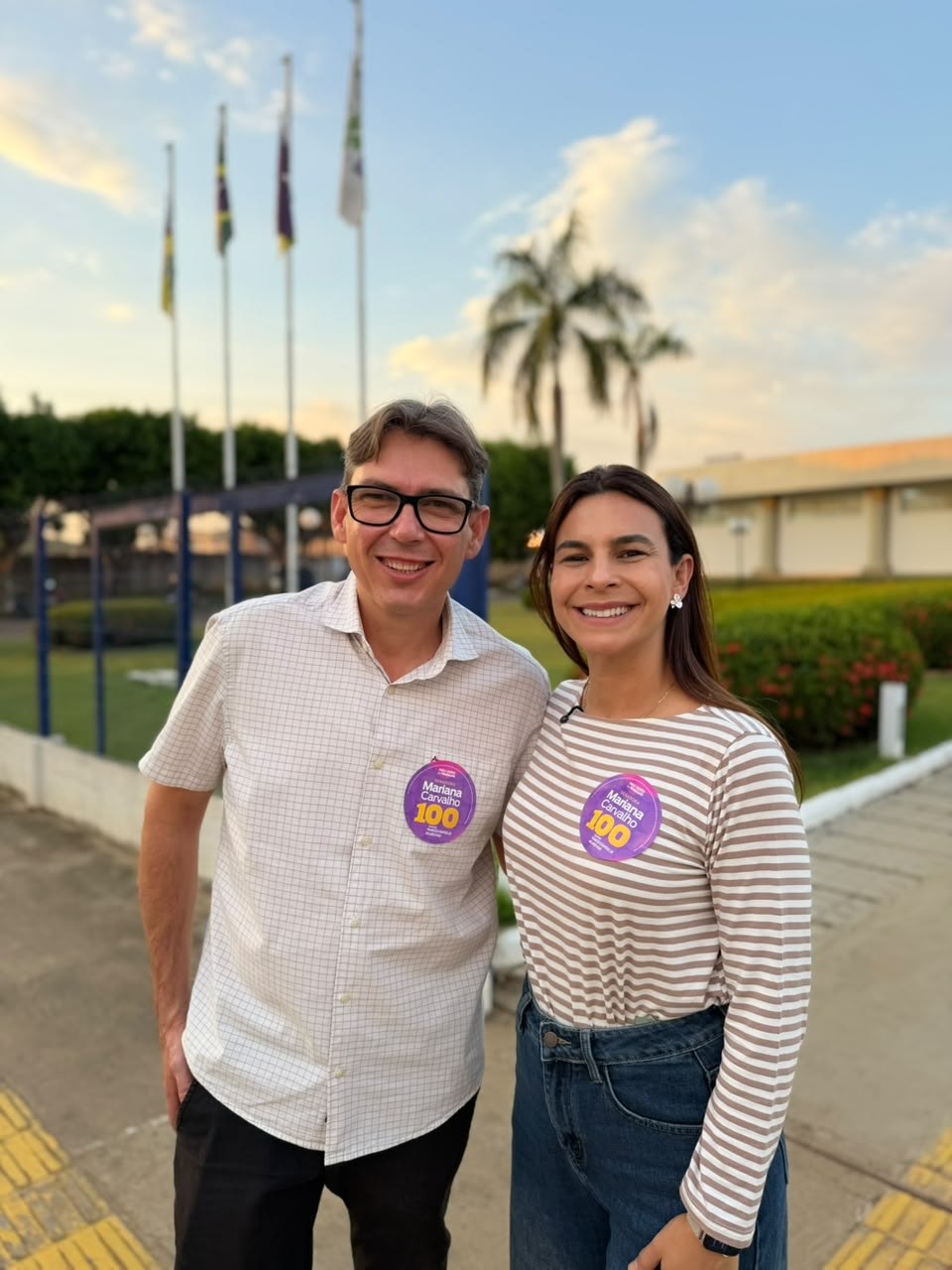 EM JARU: Mariana Carvalho recebe apoio do prefeito Jeverson Lima 