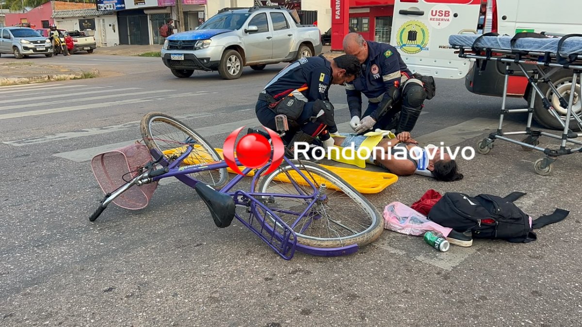 URGENTE: Três pessoas ficam feridas em grave atropelamento na Mamoré