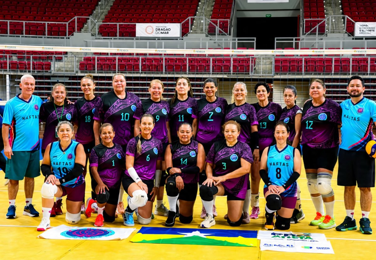 RONDÔNIA NO PÓDIO!: Miners Sports e Naftas conquistam vice-campeonatos no Master Ceará de Voleibol