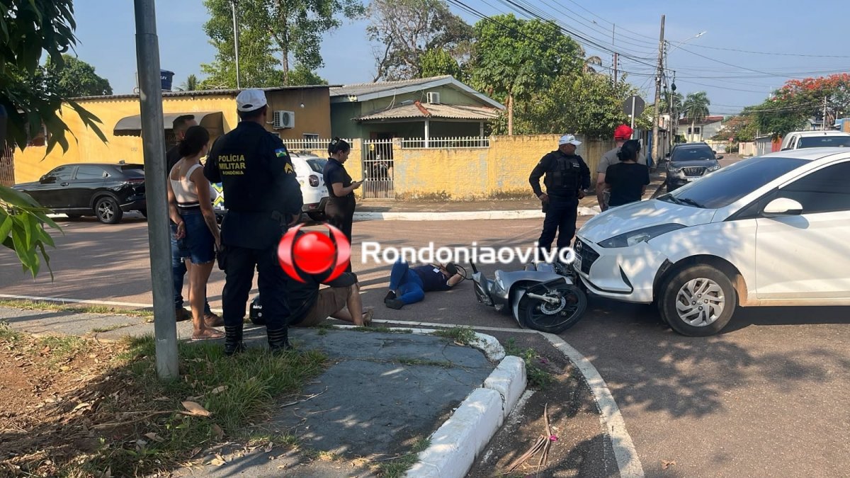 LAURO SODRÉ: Casal sofre acidente em local onde idosa morreu após atropelamento