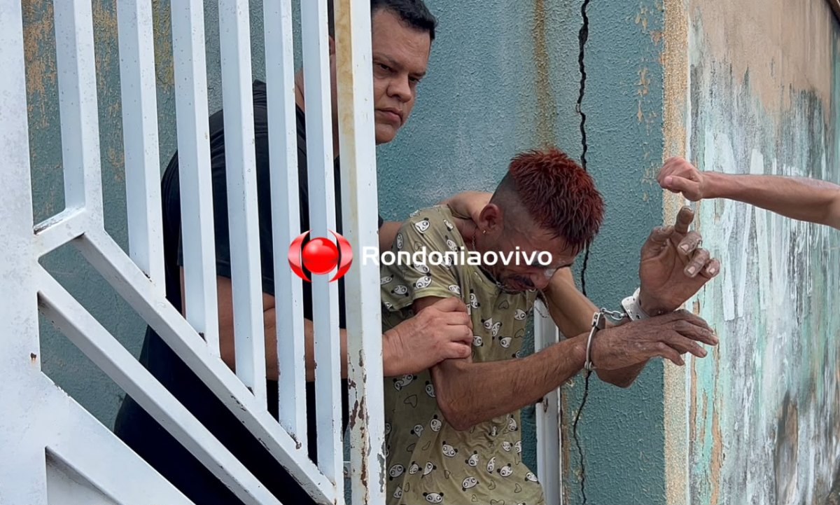 URGENTE: Ladrão acusado de onda de furtos em residências é preso em caixa d'água