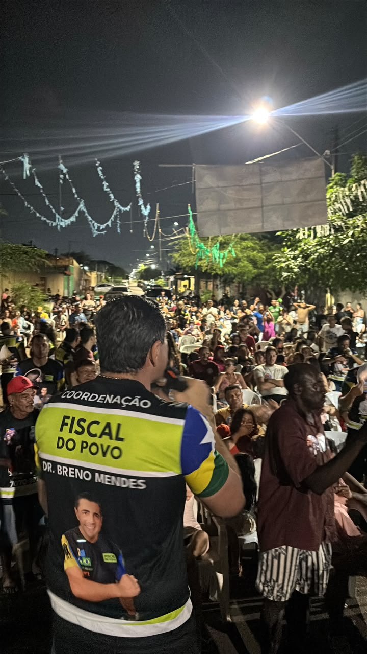FORÇA CRESCENTE NA CAPITAL: Dr.Breno Mendes realiza reunião com mais de 1.200 pessoas no Bairro S. Francisco