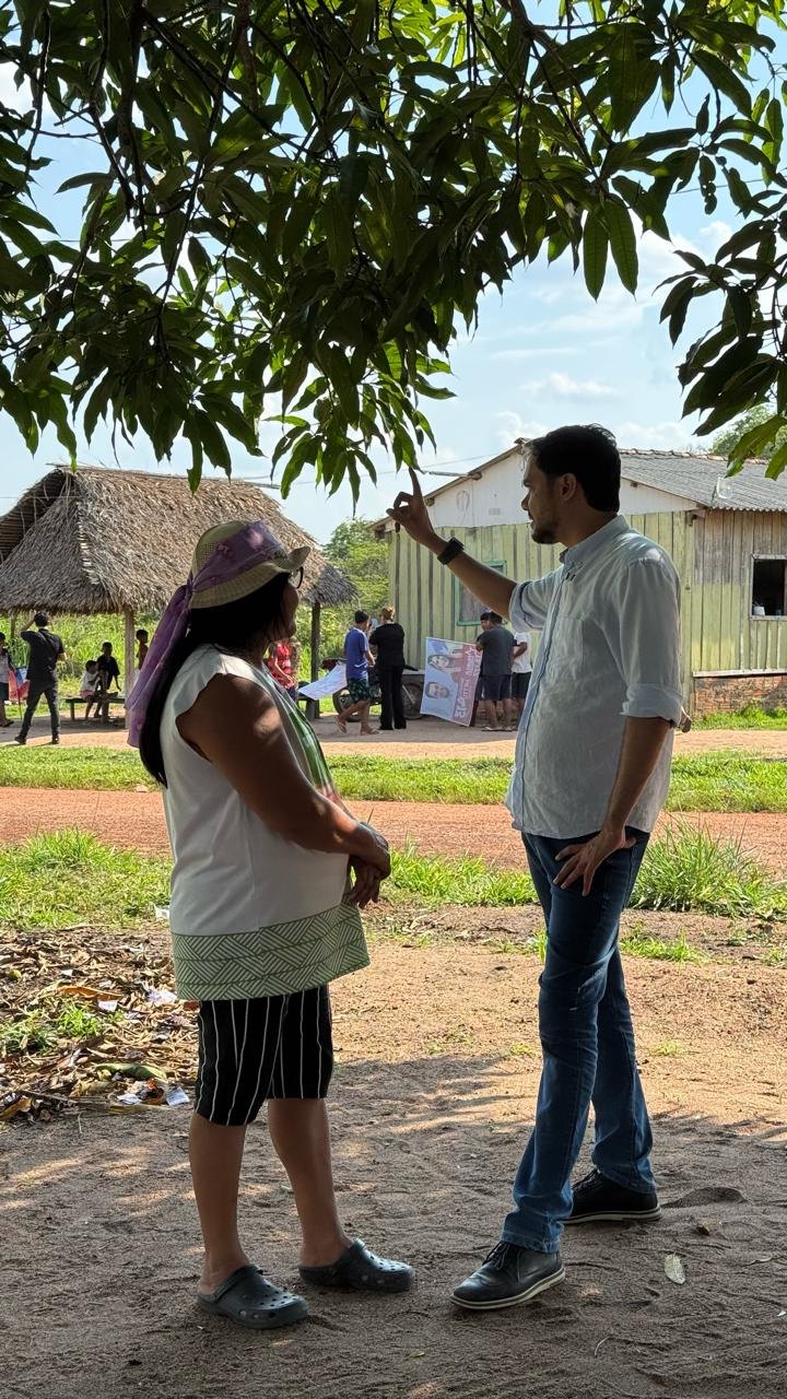 EXPEDITO NETTO: Candidato visita aldeias indígenas em Guajará-Mirim
