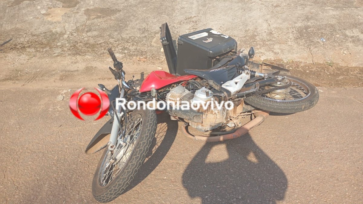 NA ALEXANDRE: Condutor de Onix invade cruzamento e atinge em cheio motociclista
