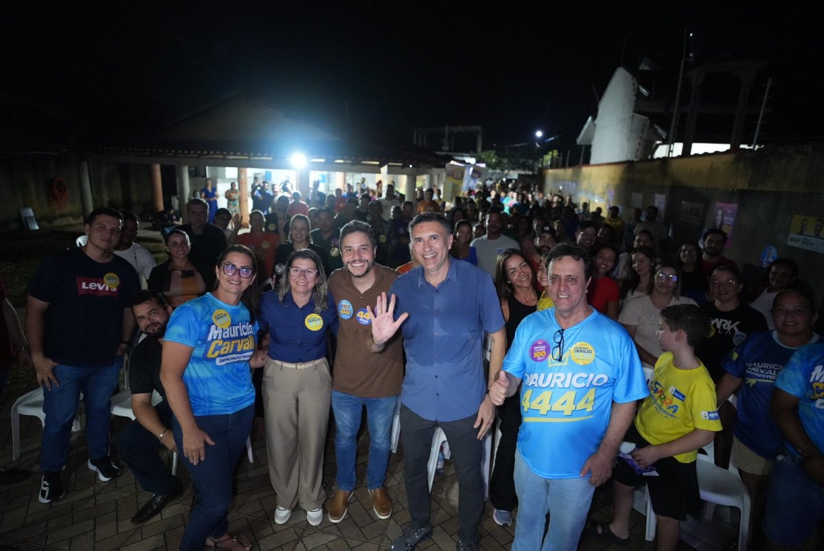 EM PIMENTA BUENO: Maurício Carvalho reúne apoiadores e destaca força do interior de Rondônia