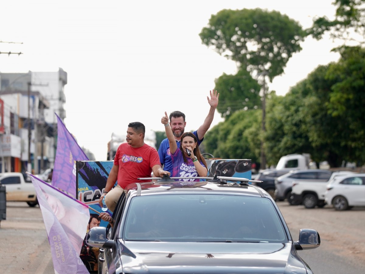 ELEIÇÕES 2026: Nas ruas de Vilhena, Mariana Carvalho leva trabalho feito para perto do eleitor