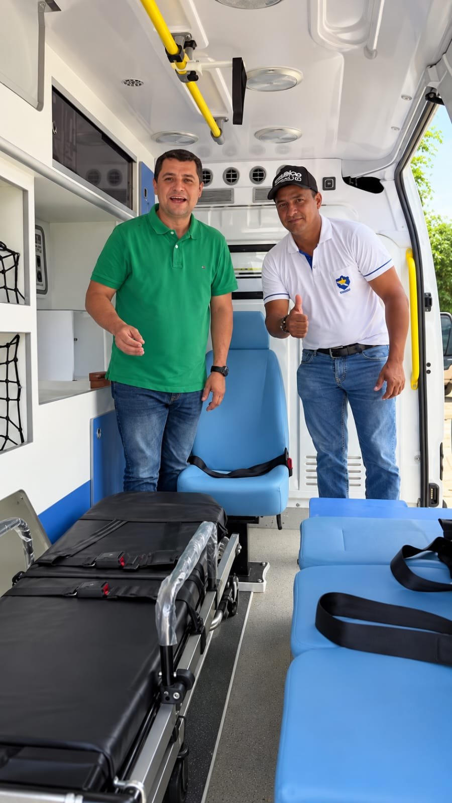 LUIZINHO GOEBEL: Deputado reforça saúde de Chupinguaia com ambulância semi-UTI zero km