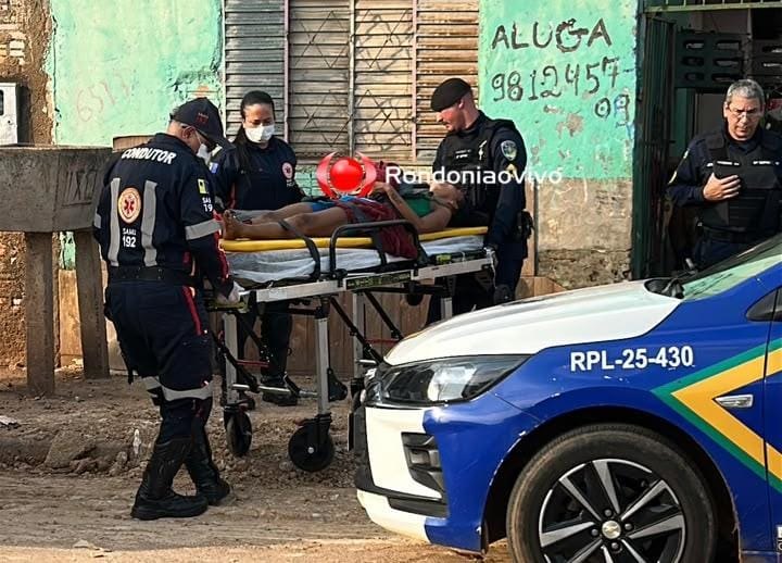 URGENTE: Mulher é atacada pelo marido e socorrida pelo SAMU