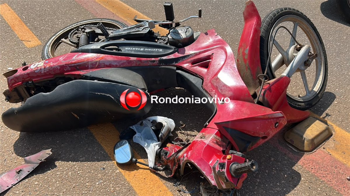 URGENTE: Motociclista sem capacete e na contramão fica em estado grave ao sofrer queda