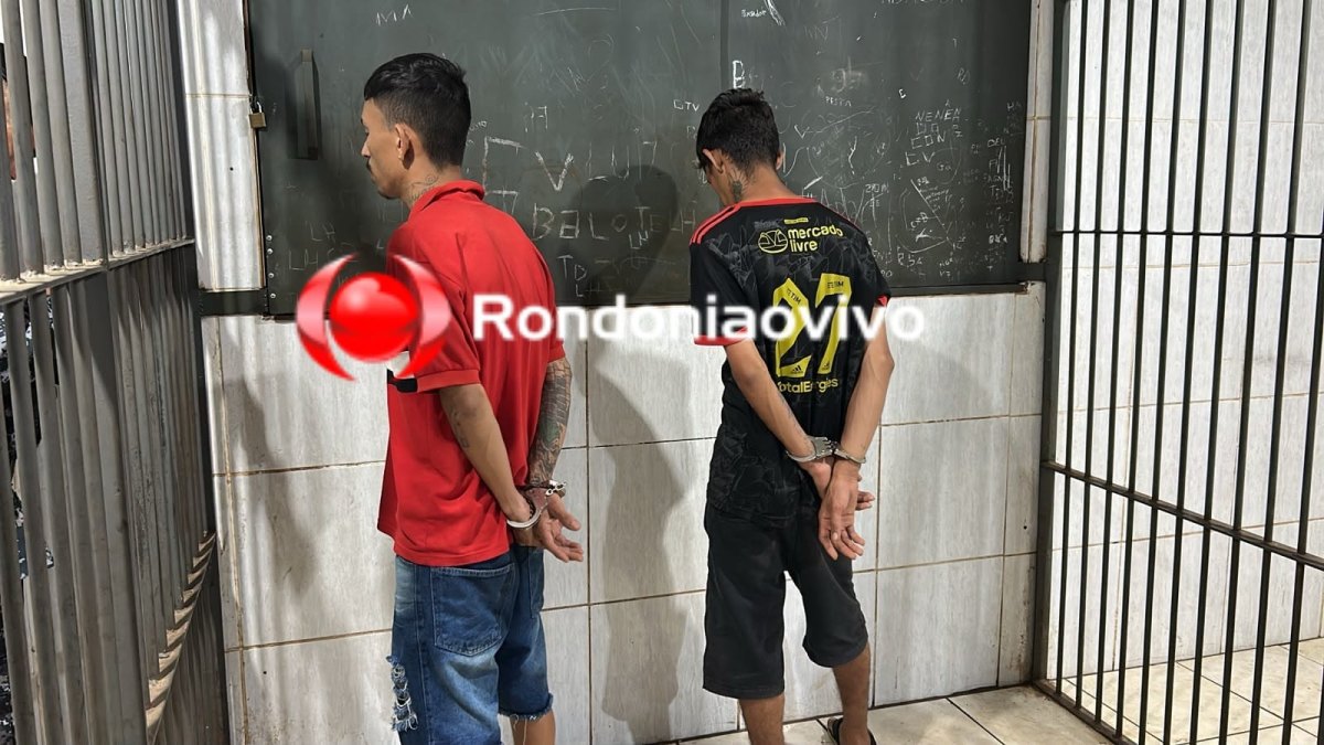 VÍDEO: Dupla é presa com várias porções de drogas no Orgulho do Madeira