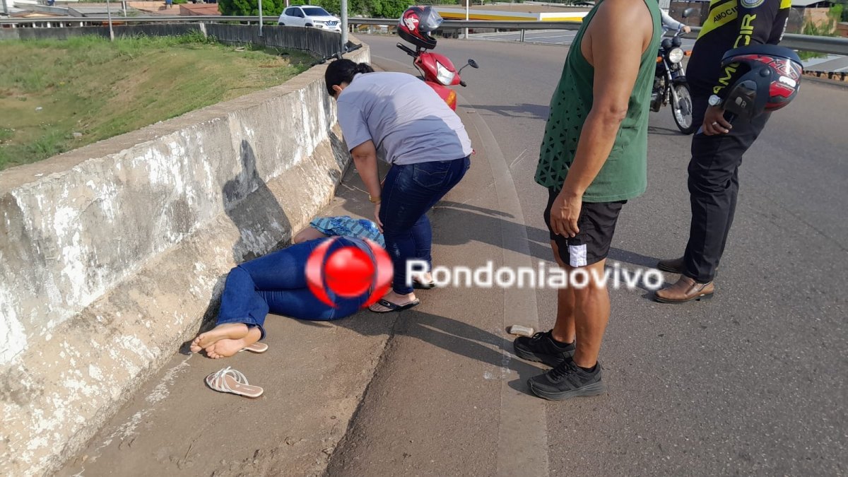URGENTE: Duas mulheres sofrem grave acidente no viaduto da BR-364 