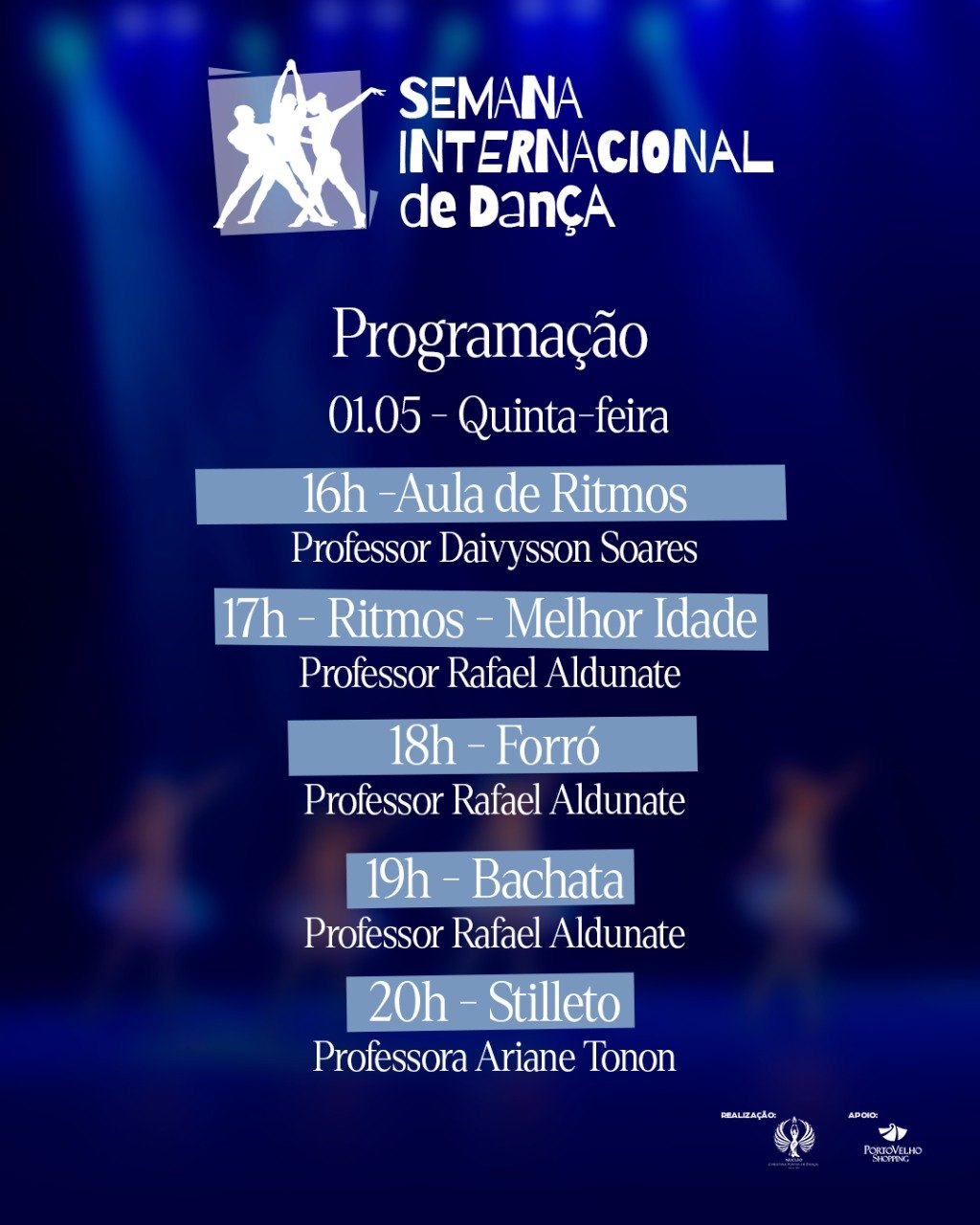 PV SHOPPING: Christina Pontes realiza mostra de dança na sexta e sábado