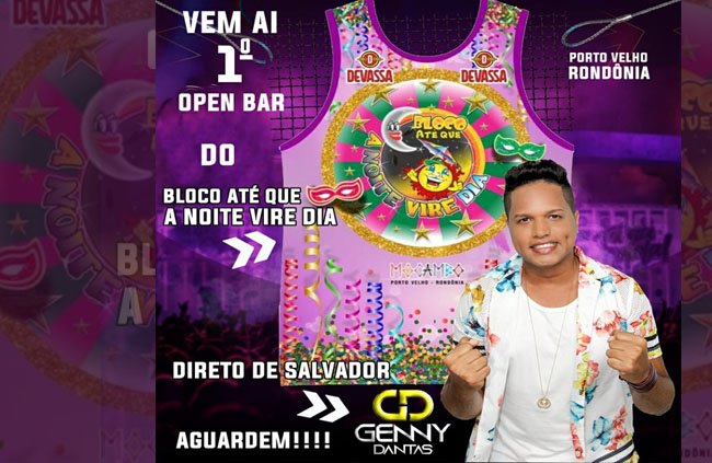 Sorteio de ingressos para show do cantor Genni Dantas