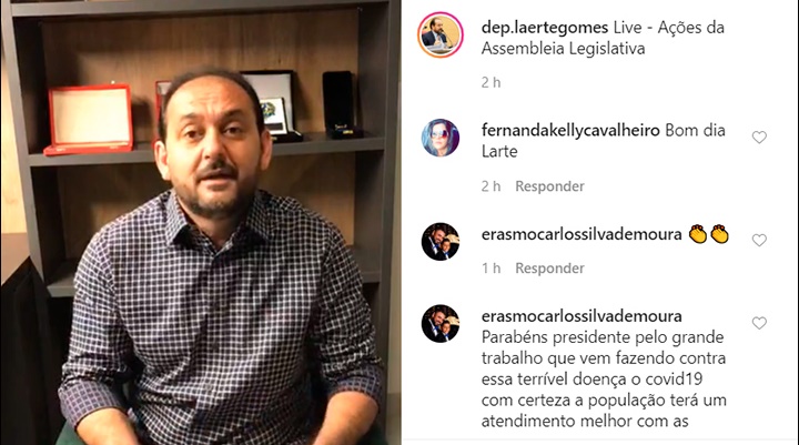 DEPUTADO: Laerte explica ações da Assembleia para combater o coronavírus