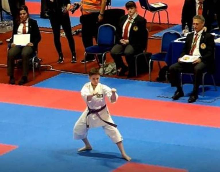 NA ESCÓCIA: Vilhenense de 11 anos disputa Mundial de Karate e termina entre os melhores do mundo