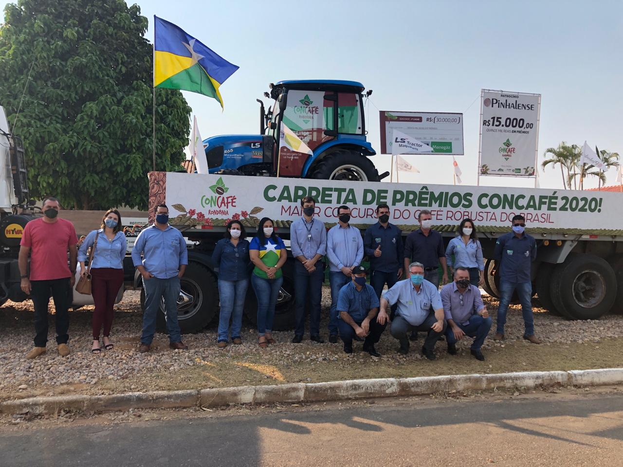 EM VILHENA: Luizinho Goebel participa do lançamento da carreata de prêmios do 5ª Concafé