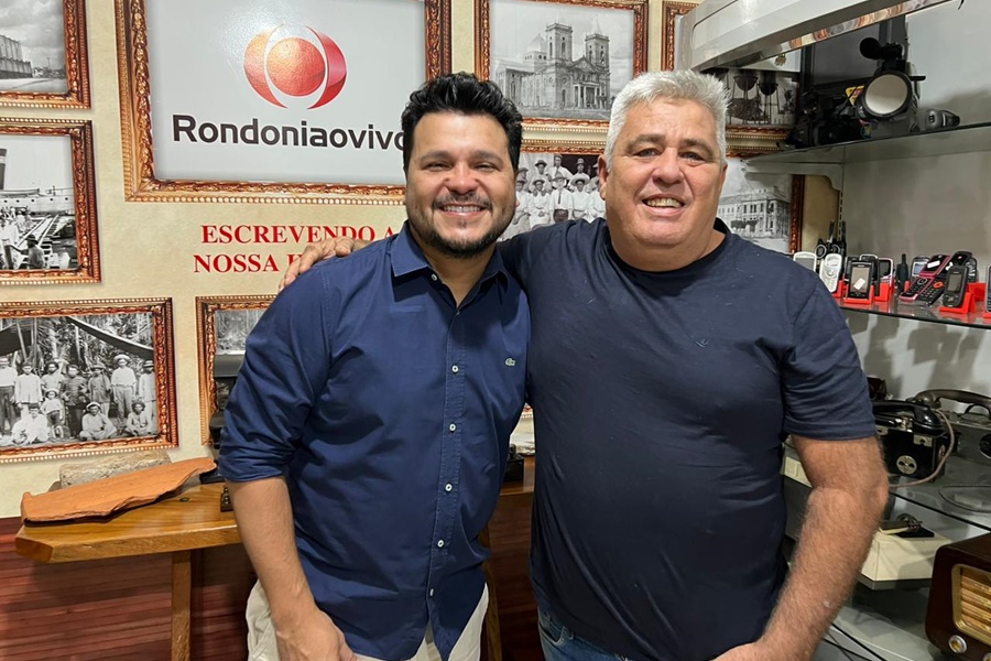 MARCELO CRUZ: Presidente da Alero visita sede do portal Rondoniaovivo