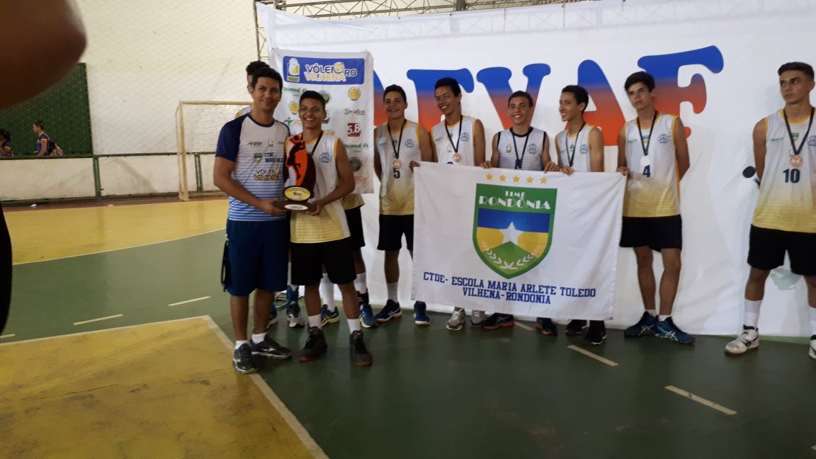 Voleibol escolar de Vilhena representará Rondônia no CBDE em Goiânia