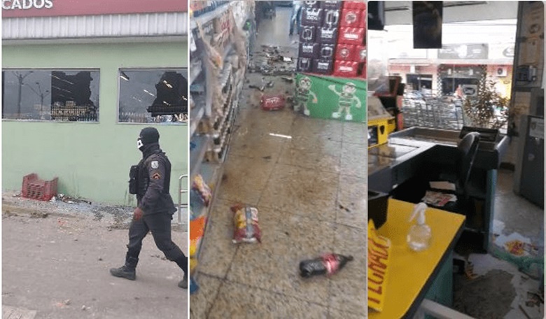 População invade supermercado por protesto aos altos preços 