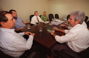 Orçamento do Tribunal de Contas é discutido em visita de cortesia -  Foto