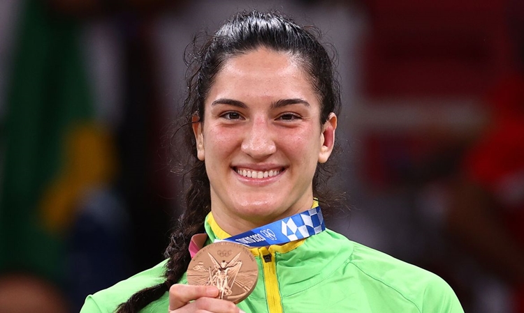 JOGOS OLÍMPICOS: Mayra Aguiar conquista bronze no judô na Olimpíada de Tóquio