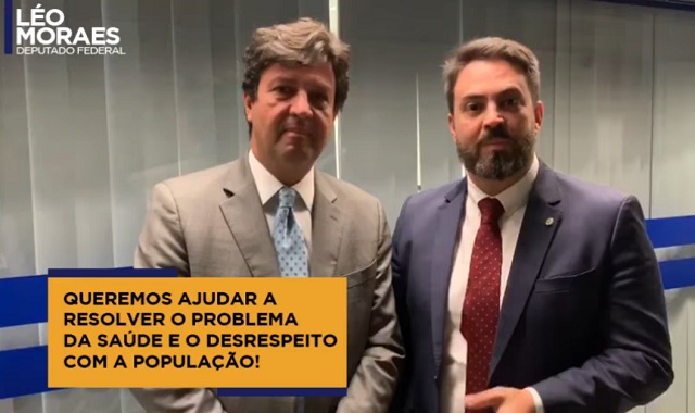 AÇÃO: Léo Moraes busca solução para João Paulo II com Ministro da Saúde