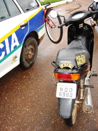 PM em Guajará-Mirim recupera moto roubada em Porto Velho