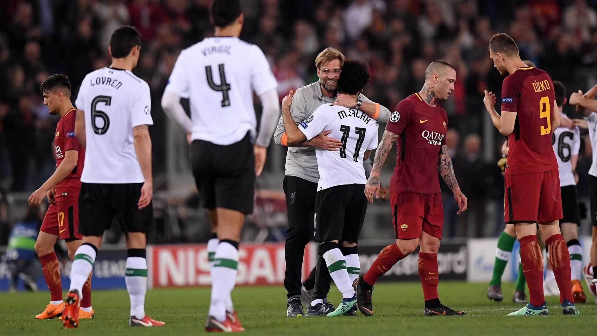 Liverpool leva susto e perde da Roma, mas vai à final