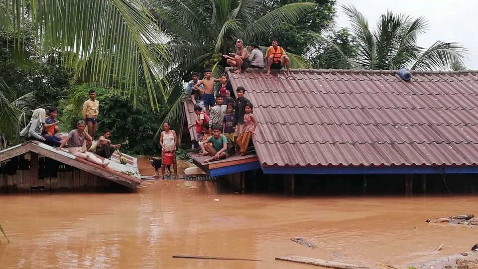 SEIS ALDEIAS: Rompimento de barragem no Laos deixa centenas de pessoas desaparecidas